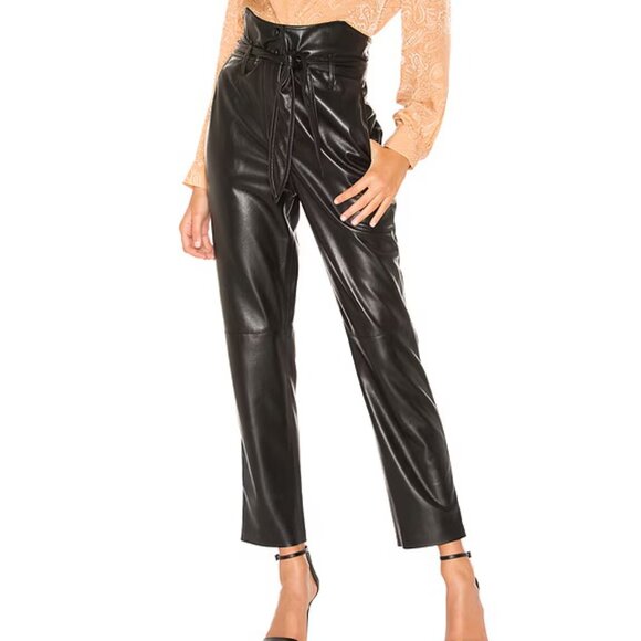 Nanushka, Ethan Vegan Leather Pant | Size: P (S) - Picture 1 of 10